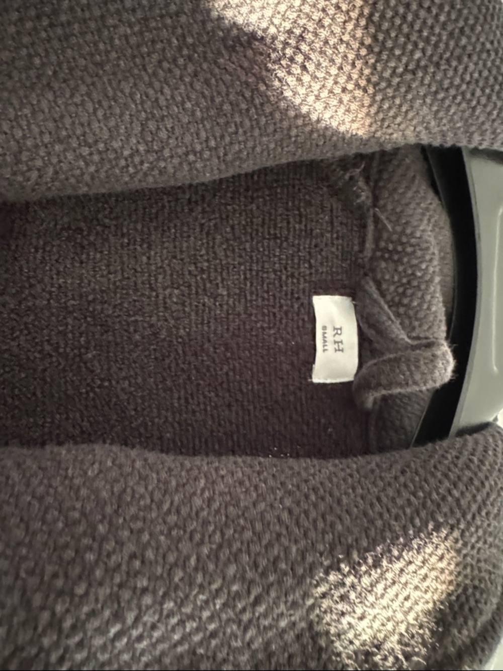 Restoration Hardware Charcoal Gray Robe - Picture 3 of 5